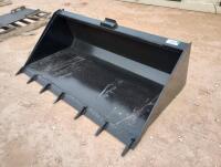 Unused 66” Skid Steer Bucket w/Teeth