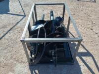 Unused Mower King SSECAG-Y Heavy Duty Skid Steer Auger