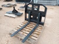 Unused 45'' Skid Steer Fork Frame V2 w/42'' Forks