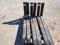 (1) Set Unused 47” Forklift Forks