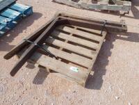 (1) Set of 46” Telehandler Forks