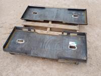 (2) Unused Formed Skid Steer Frames