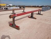 (2) 20ft Heavy Duty Pipe Racks