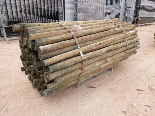 Bundle of Green River Wood Fencing Posts