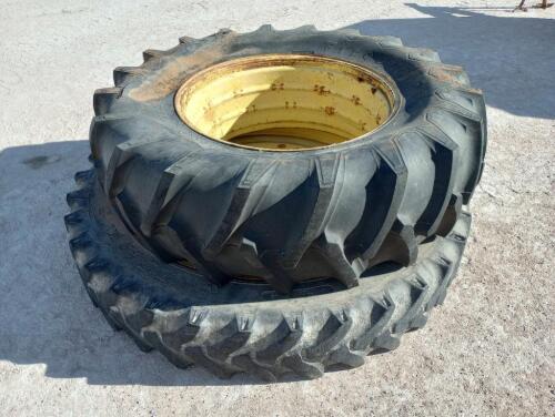 (2) Misc Tractor Wheels w/Tires