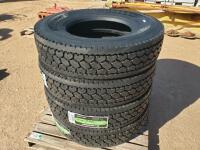 (4) Unused Lexmont Truck Tires 11 R 22.5