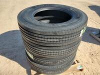 (4) Unused Lexmont Truck Tires 11 R 24.5