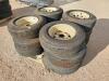 (12) Wheels w/ Foam Filled Tires 215/75 D 14