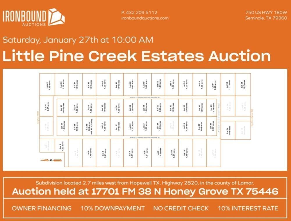 LOT NUMBER 2 LITTLE PINE CREEK SUBDIVISION